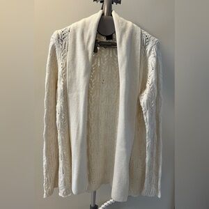 Ann Taylor Petites Women’s Ivory Knit Sweater